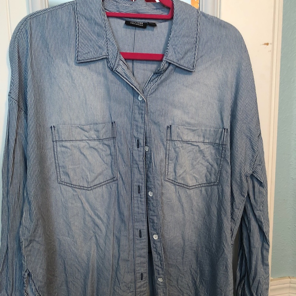 Pinstriped shirt